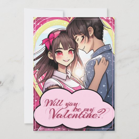 Wees mijn Valentijn in Manga-stijl 58477 (Voorkant)