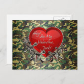 Wees mijn Valentijn, Jack. Feestdagenkaart (Voorkant / Achterkant)