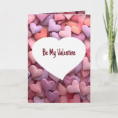 Wees mijn Valentijn Je bent mijn liefje Kaart (Voorkant)