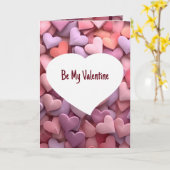 Wees mijn Valentijn Je bent mijn liefje Kaart (Gele Bloem)