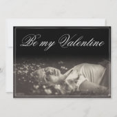 Wees mijn Valentijn - jonge vrouw die liegt (Voorkant)