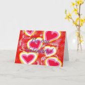 Wees mijn Valentijn Kaart (Gele Bloem)