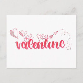 Wees mijn Valentijn kaart