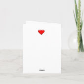 Wees mijn Valentijn Kaart (Achterkant)