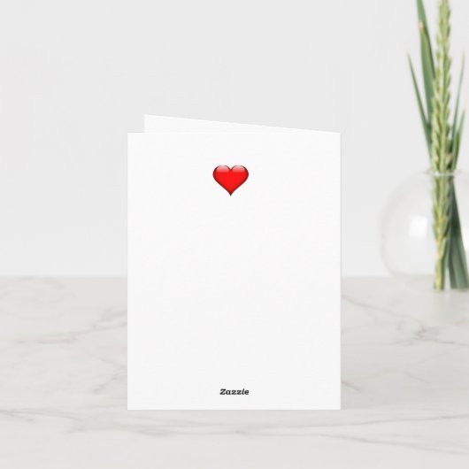 Wees mijn Valentijn Kaart (Achterkant)