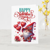 Wees mijn Valentijn Kaart (Gele Bloem)