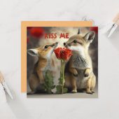 Wees mijn Valentijn Kaart (Voorkant / Achterkant in situ)