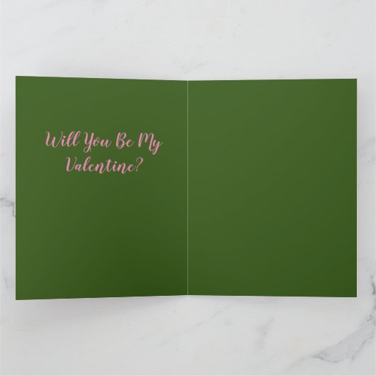 Wees mijn Valentijn     Kaart (Binnen)