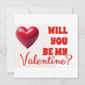 Wees mijn Valentijn Kaart (Achterkant)