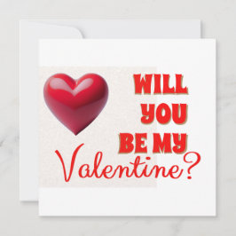 Wees mijn Valentijn Kaart