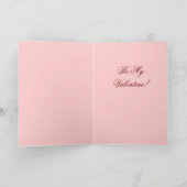 Wees mijn Valentijn Kaart (Binnen)