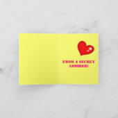 WEES MIJN VALENTIJN, KAART VAN EEN GEHEIME BEWONDE (Binnen)