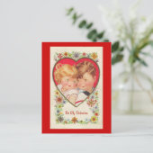 Wees mijn Valentijn Kinderen Feestdagenkaart (Staand voorkant)