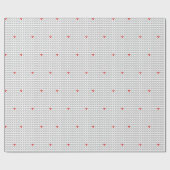 Wees mijn Valentijn Knit Heart Cadeaupapier (Vlak)