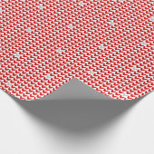 Wees mijn Valentijn Knit Heart Cadeaupapier (Hoek)