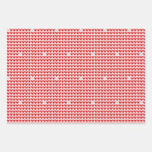 Wees mijn Valentijn Knit Heart Inpakpapier Vel (Voorkant)