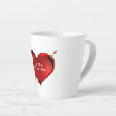 Wees Mijn Valentijn Latte Mok (Rechterhoek)