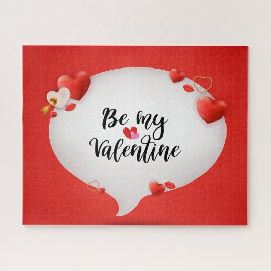 Wees Mijn Valentijn Legpuzzel (Horizontaal)