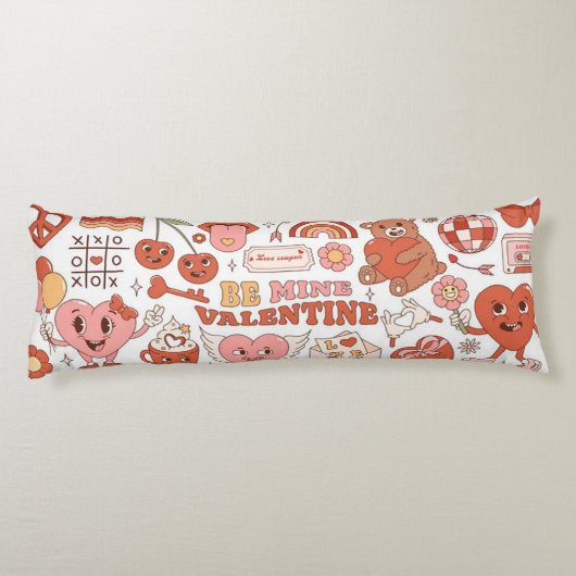 Wees mijn Valentijn Lichaamskussen (Achterkant)