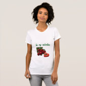 Wees mijn Valentijn: liefde in de lucht T-shirt (Voorkant volledig)