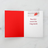 Wees mijn Valentijn liefde om rond te hangen met Kaart (Binnen)