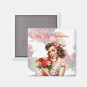 Wees mijn Valentijn Liefste Magneet  (Voorkant / Achterkant)
