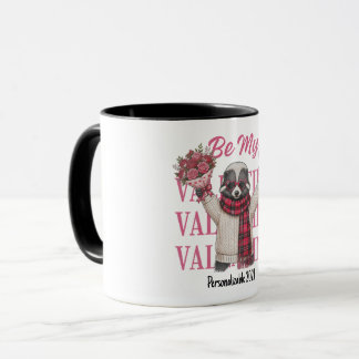 Wees mijn Valentijn Lieve Stinkdier Valentijnsdag Mok