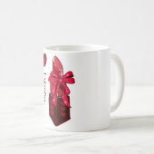 Wees mijn Valentijn Lipstick Gift Design Koffiemok (Voorkant rechts)