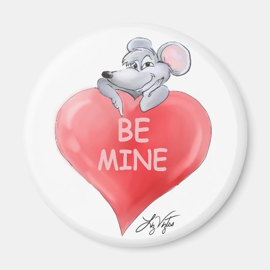 Wees mijn Valentijn Magnet (Voorkant)