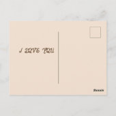 Wees mijn Valentijn Magnetic Invitation Briefkaart (Achterkant)