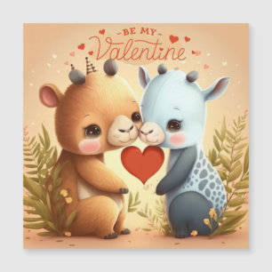 Wees mijn Valentijn Magnetische Uitnodiging