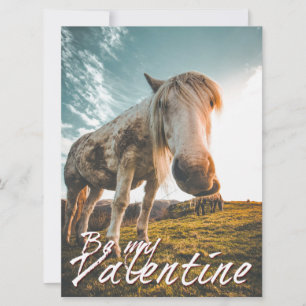 Wees mijn Valentijn met kijkend Paard V2.0