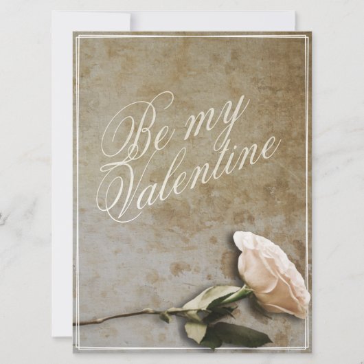 Wees mijn Valentijn met Roos (Voorkant)