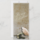 Wees mijn Valentijn met Roos (Voorkant)