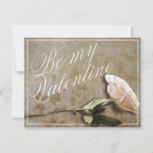 Wees mijn Valentijn met Roos (Voorkant)