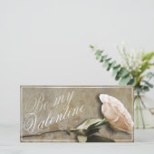 Wees mijn Valentijn met Roos (Staand voorkant)