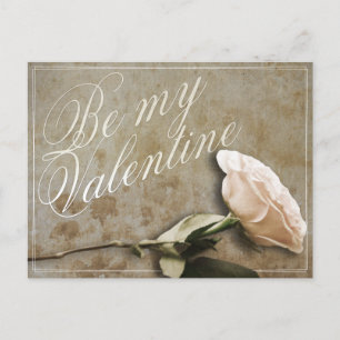 Wees mijn Valentijn met Rose Briefkaart