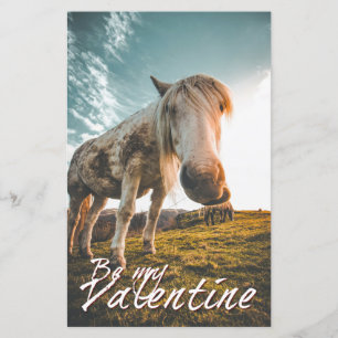 Wees mijn Valentijn met uitziende paarden V2.0