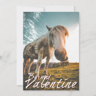 Wees mijn Valentijn met uitziende paarden V2.0