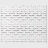 Wees mijn Valentijn minimaal zwart en wit Cadeaupapier (Vlak)