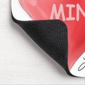 Wees mijn Valentijn Mousepad Muismat (Hoek)