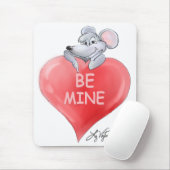 Wees mijn Valentijn Mousepad Muismat (Met muis)