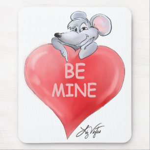 Wees mijn Valentijn Mousepad Muismat