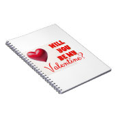 Wees mijn Valentijn Notitieboek (Rechterzijde)