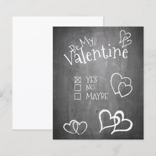 Wees mijn Valentijn op een krijgsraad (Voorkant / Achterkant)