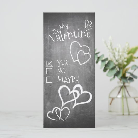 Wees mijn Valentijn op een krijgsraad (Staand voorkant)