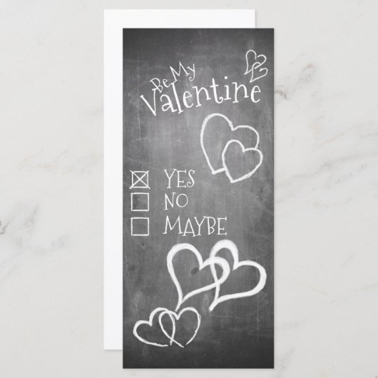 Wees mijn Valentijn op een krijgsraad (Voorkant / Achterkant)