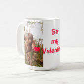 Wees mijn Valentijn Orangutan Fan Koffiemok (Voorkant links)