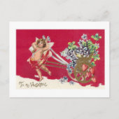 Wees mijn Valentijn ouderwetse Valentijn Kaart (Voorkant)