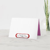 Wees mijn Valentijn ~ Paarse Stripe Wenskaart Feestdagen Kaart (Achterkant)